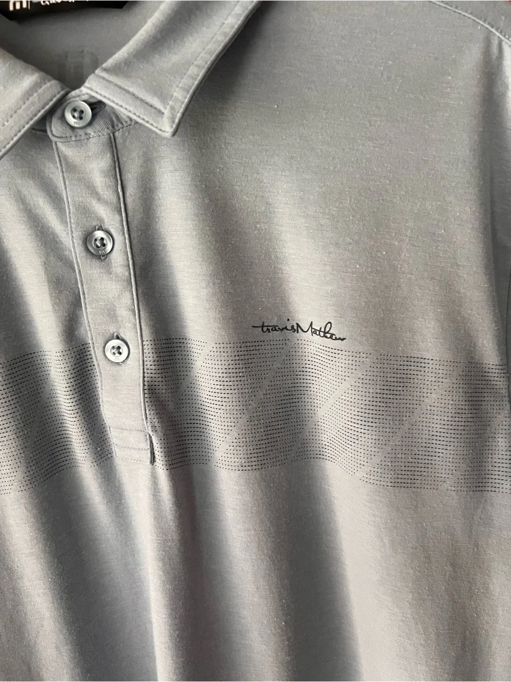 Travis Mathew Light blue/ gray Polo Shirt